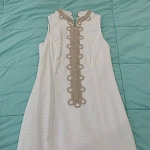 Alexa shift in white and gold